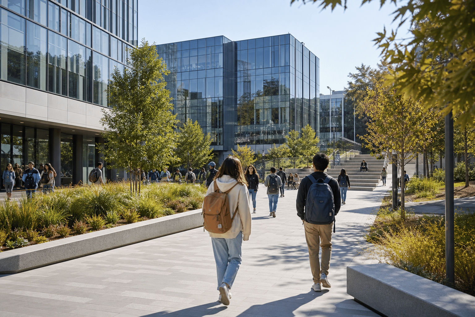 Professional college campus — illustrative