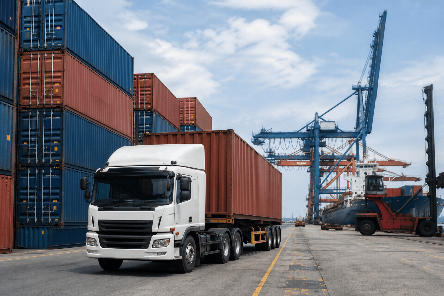 Illustrative supply-chain logistics operations